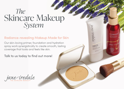 The Skincare Makeup System Counter Card 1