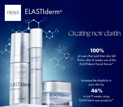 Obagi A4 ELASTIderm Collection Poster/Counter card