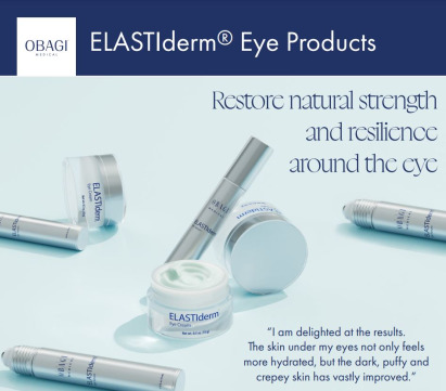 Obagi A4 ELASTIderm Eye Products Poster/Counter Card