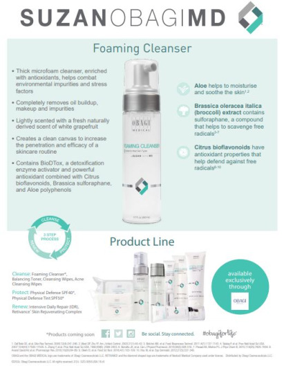 SUZANOBAGIMD Foaming Cleanser Product Sheet