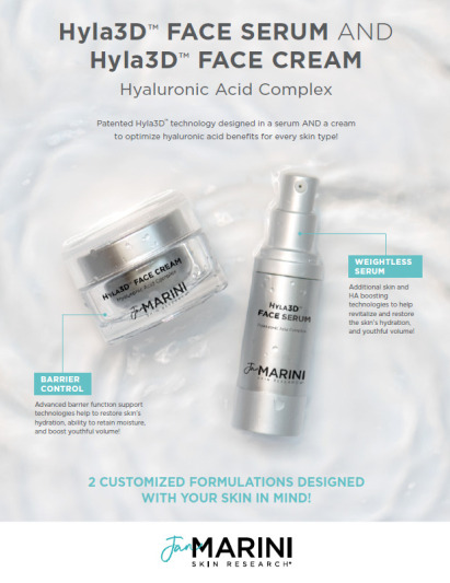 Client Sales Aid for Hyla3D™ Face Serum & Face Cream