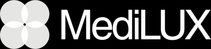 MediLUX Logo - White