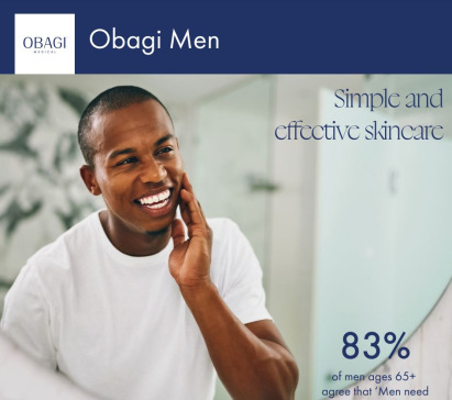 Obagi A4 Men Poster/Counter Card