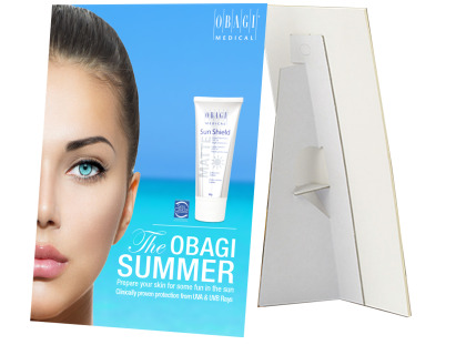 Obagi Summer SPF Counter Card