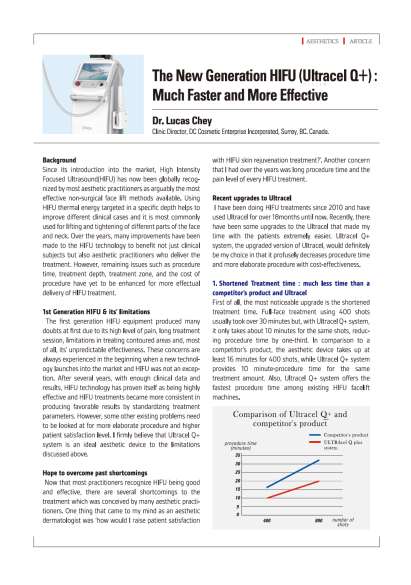 ULTRAcel Q+ Clinical Study 2